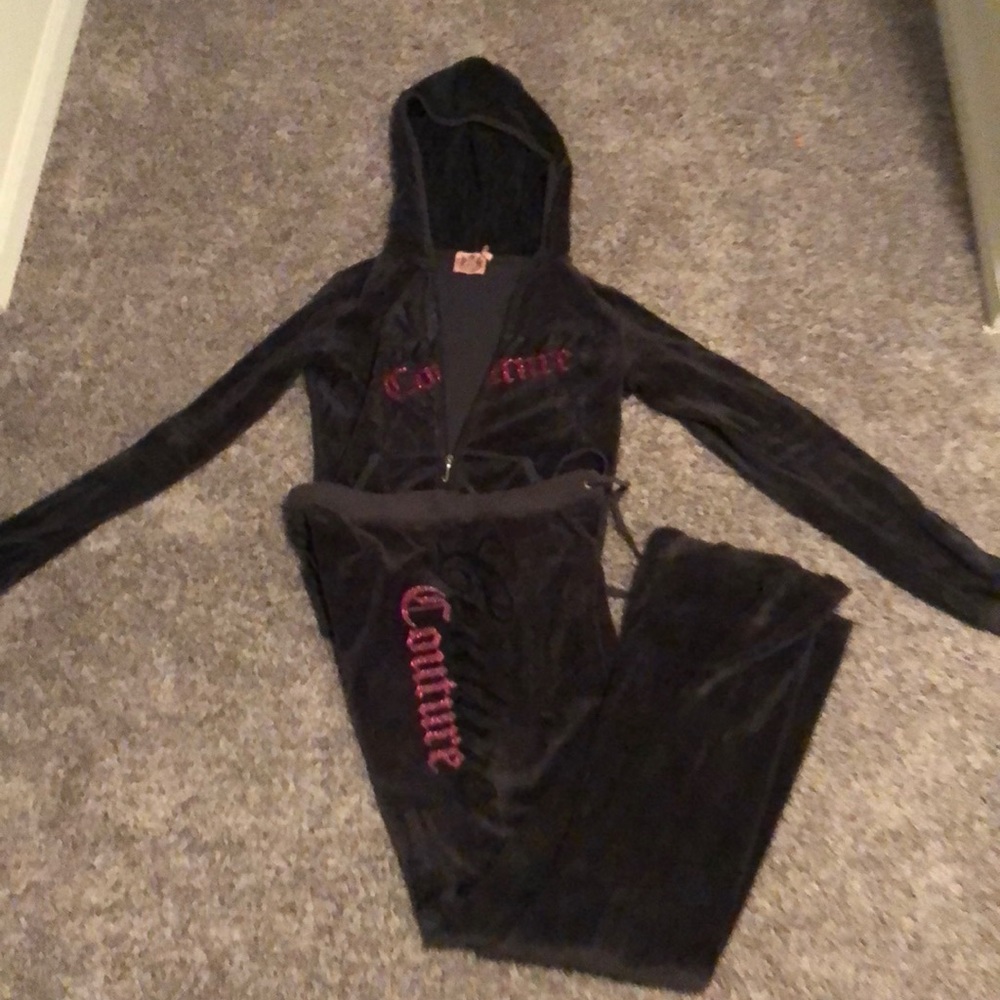 Juicy couture velour jogging suit